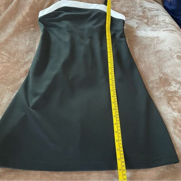 Amy Byer Cream Sheath Mini Dress Spaghetti Strap LBD Size 16 Youth - Picture 9 of 12